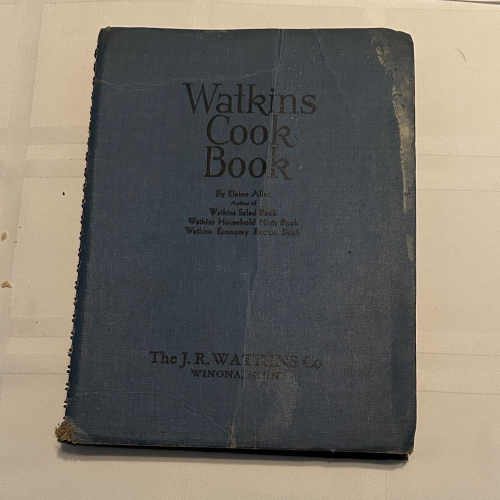 Vintage J. R. Watkins Blue Cook Book - Picture 3 of 11